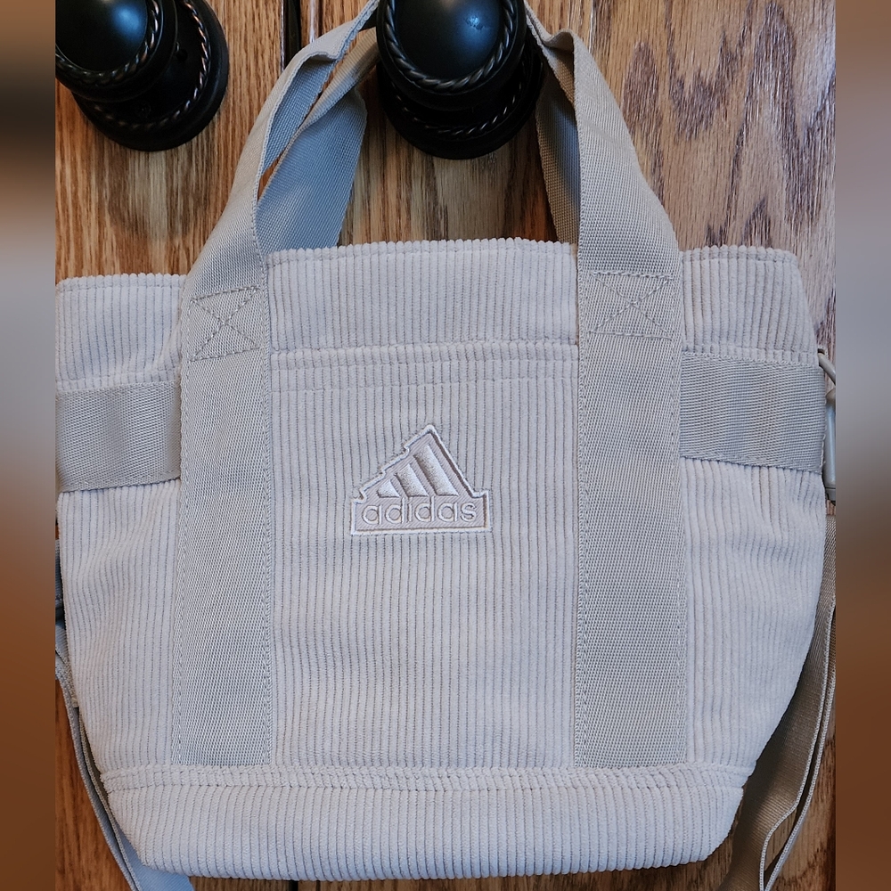 Addidas corduroy mini tote